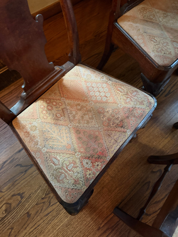 Circa 1720s - 1740s Set of Four George II Side Chairs
