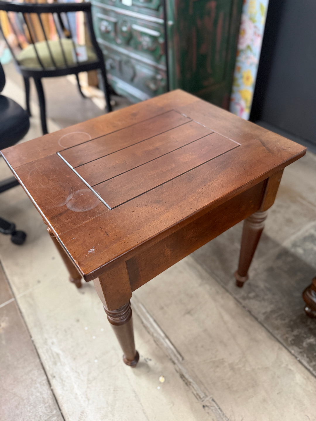 Vintage Sheraton Style Wooden Side Table