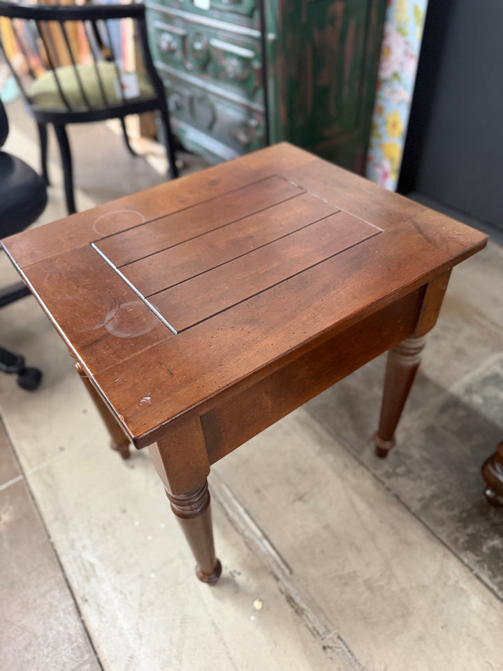 Vintage Sheraton Style Wooden Side Table