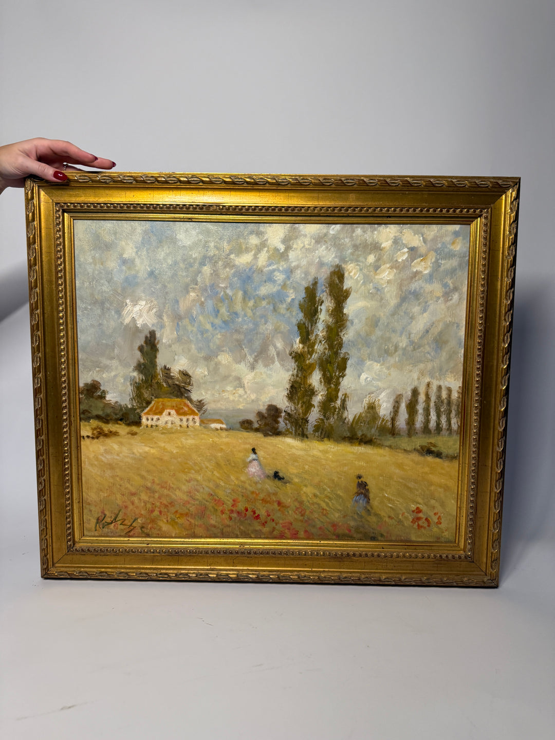 William Rutledge Garden Oil Painting