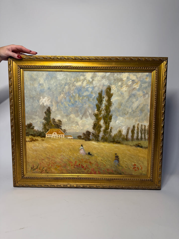 William Rutledge Garden Oil Painting