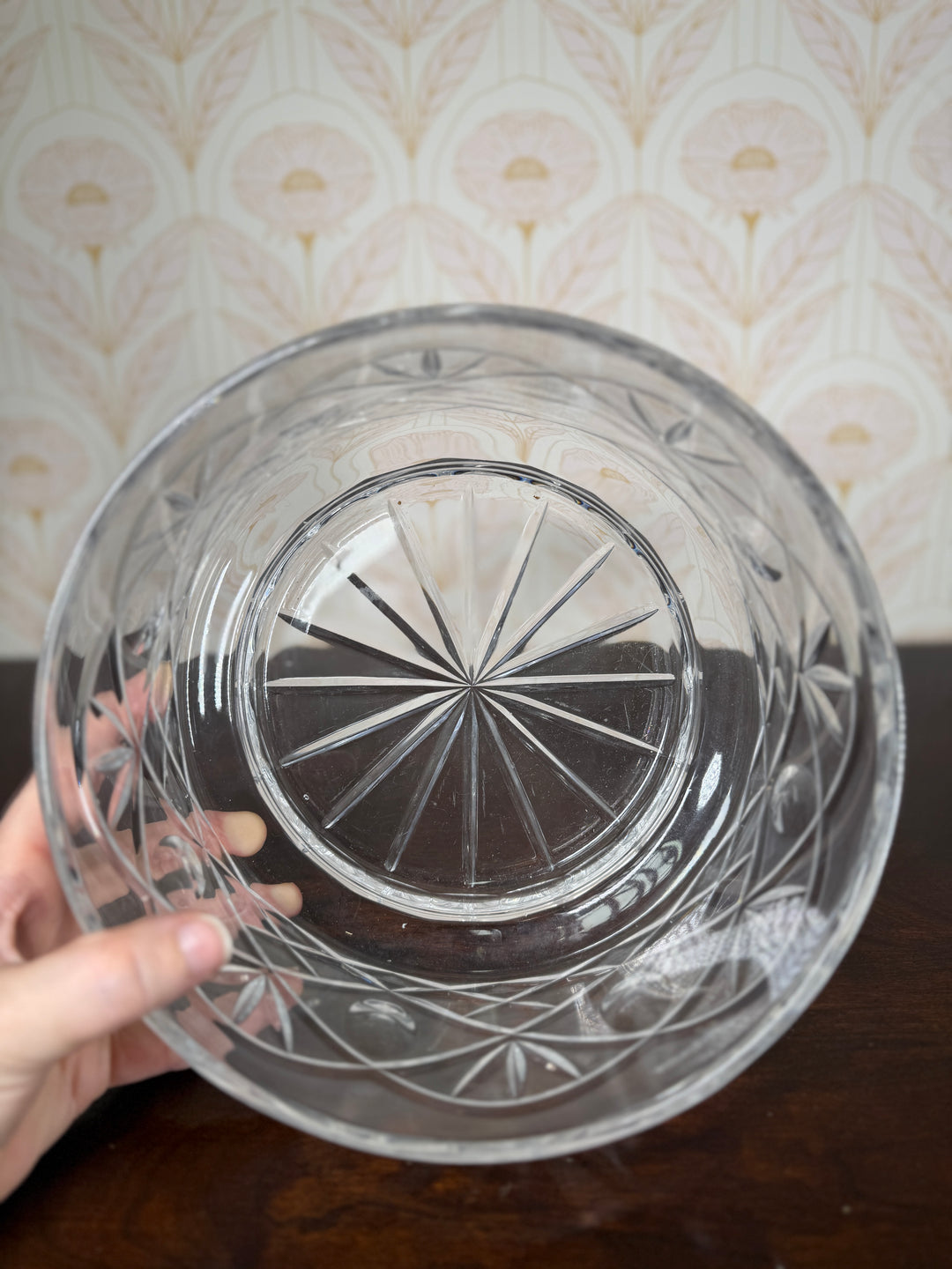 Engraved Crystal Bowl