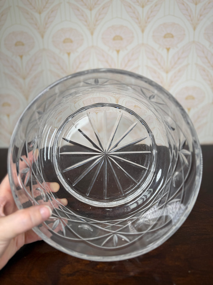 Engraved Crystal Bowl