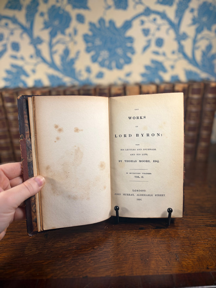 The Works of Lord Byron Volumes I-XVII