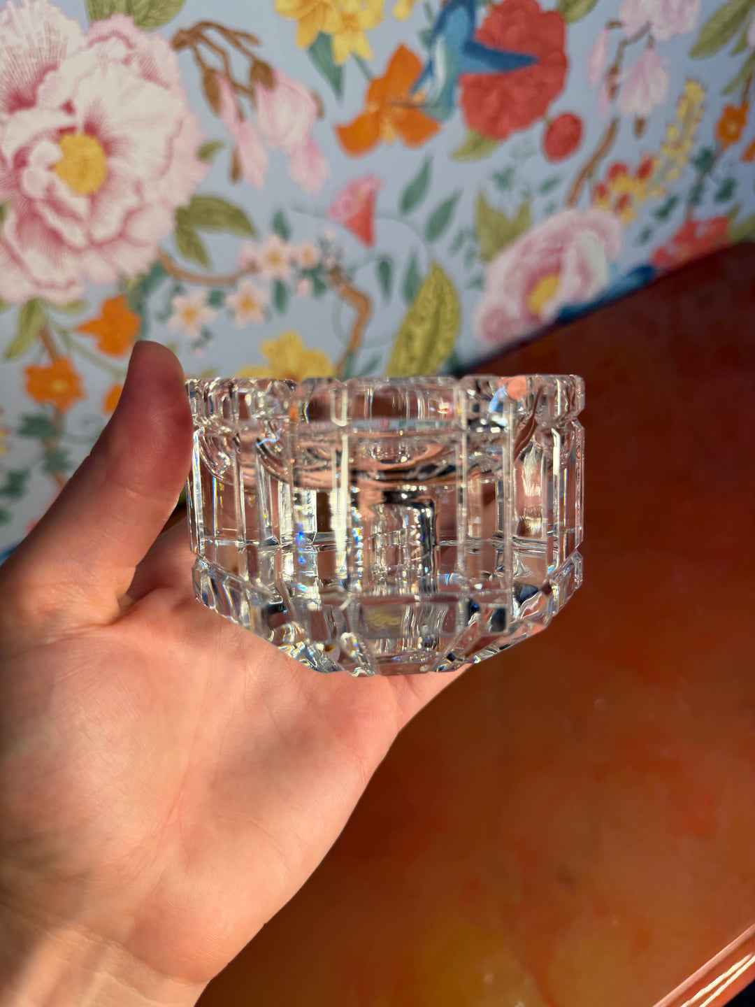 Crystal Cigarette Ash Tray