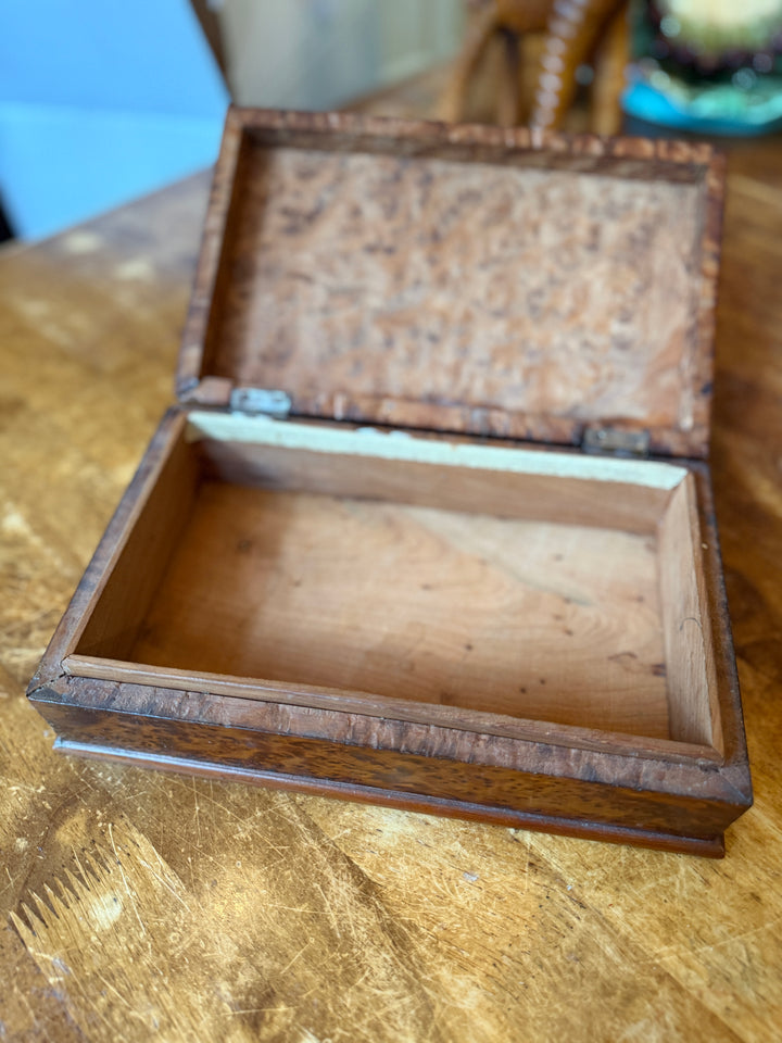 French Burlwood Jewelry Box