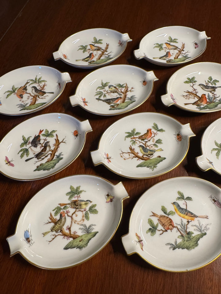 Herend Rothschild Ash Trays (#7784)