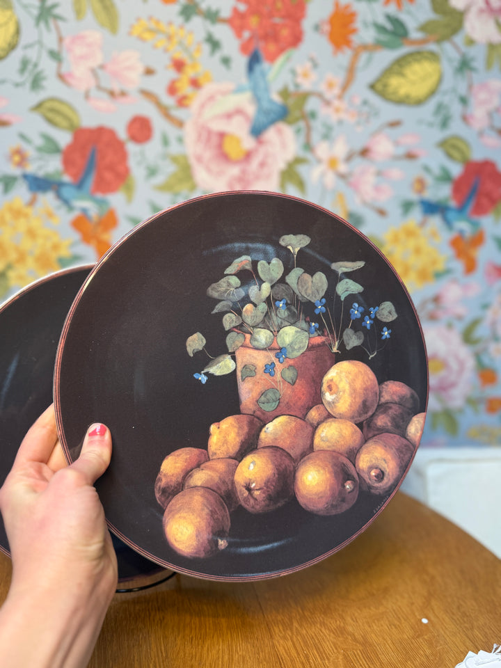 Set of 2 Gien Cueillette Plates