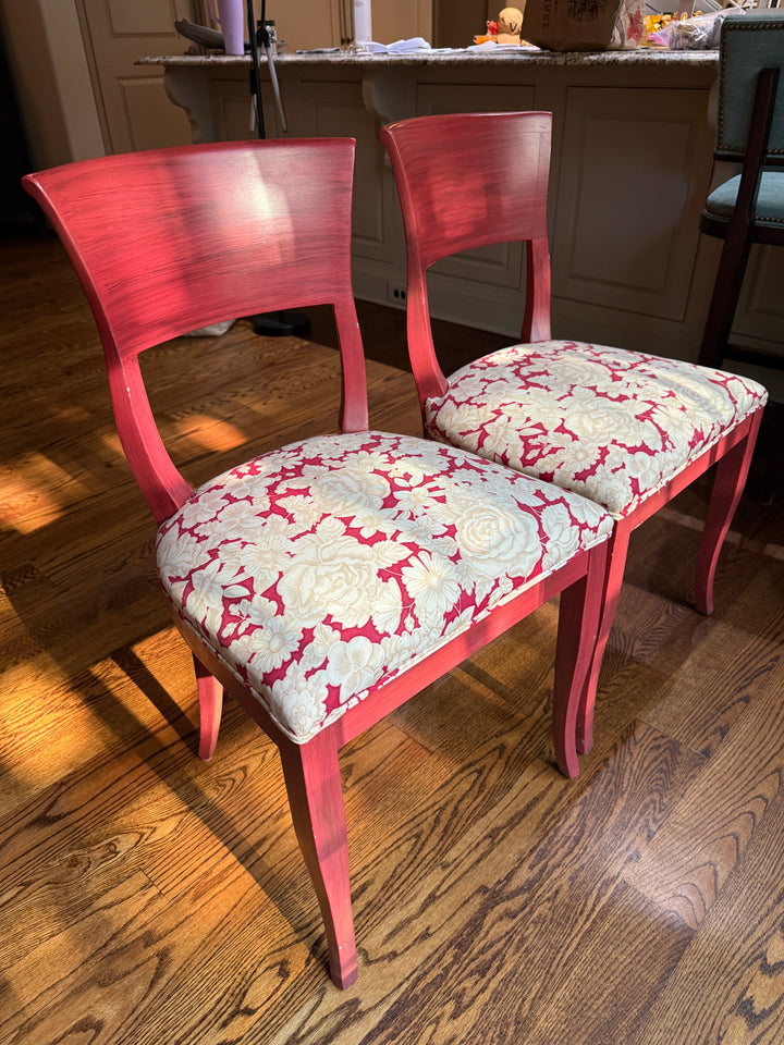 Matching Red Chairs (Online Only Item)