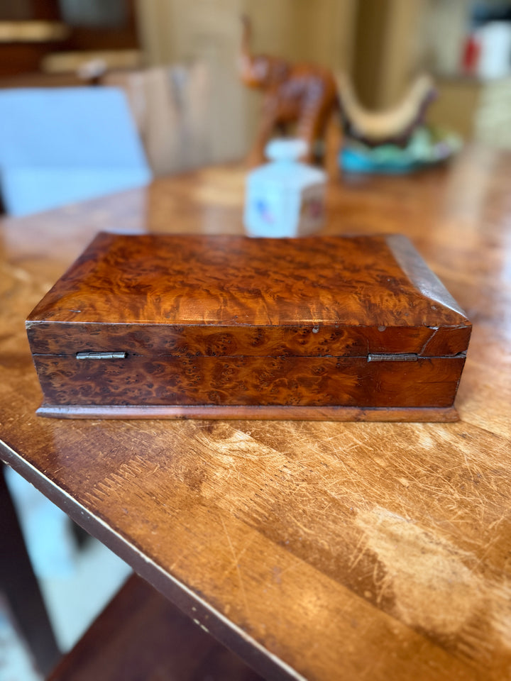 French Burlwood Jewelry Box