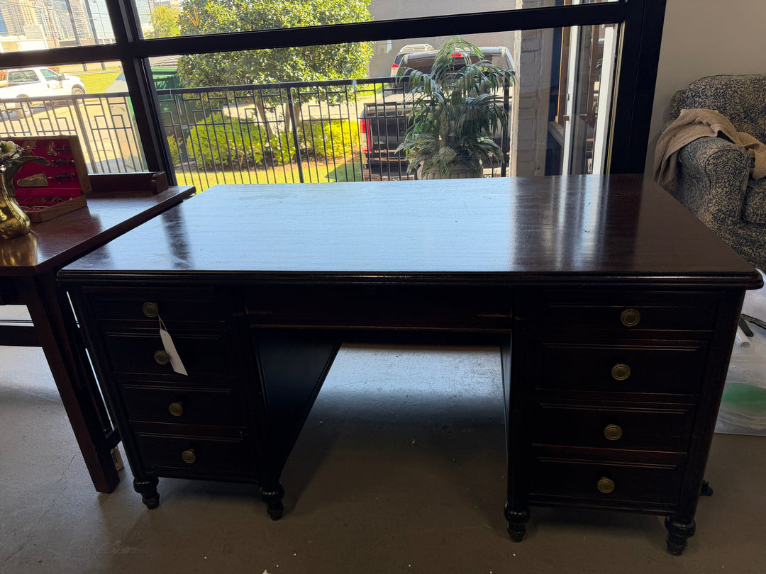 Vintage Rucker Fuller Wooden Desk (Scratches on top)