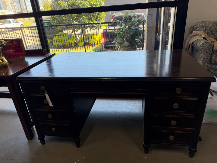 Vintage Rucker Fuller Wooden Desk (Scratches on top)