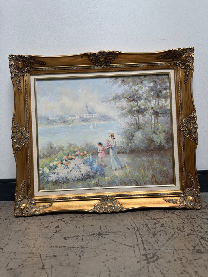 Light and Airy Garden Oil Painting
