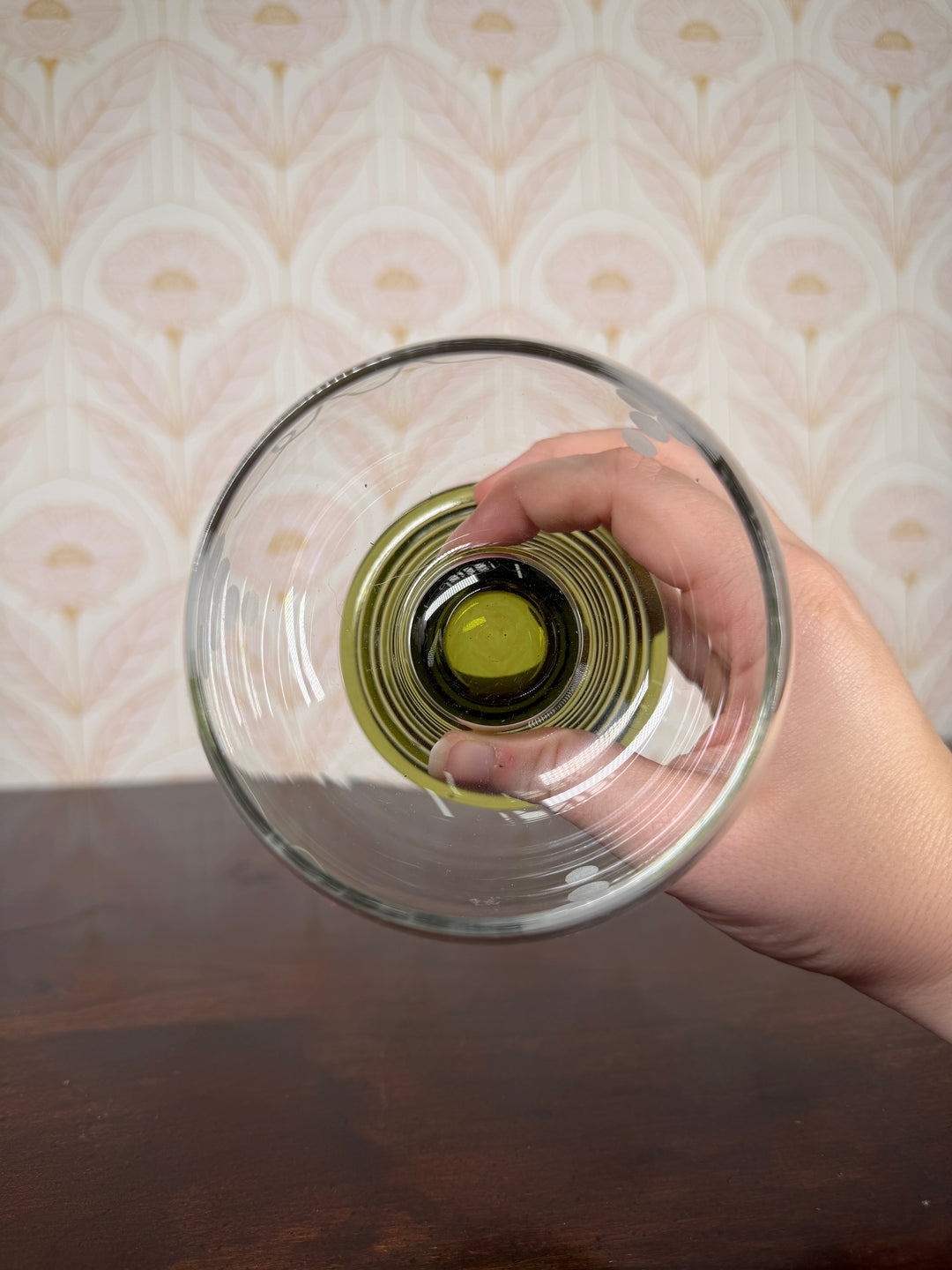 Set of 2 Green Glasses