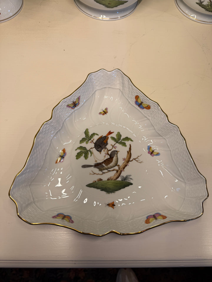Herend Triangle Serving Dish