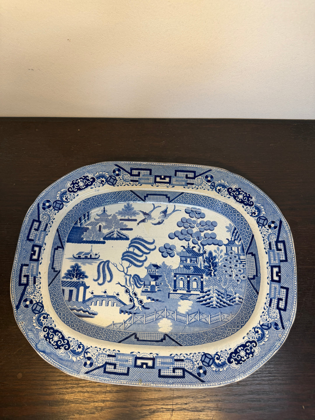 Blue and White Large Platter