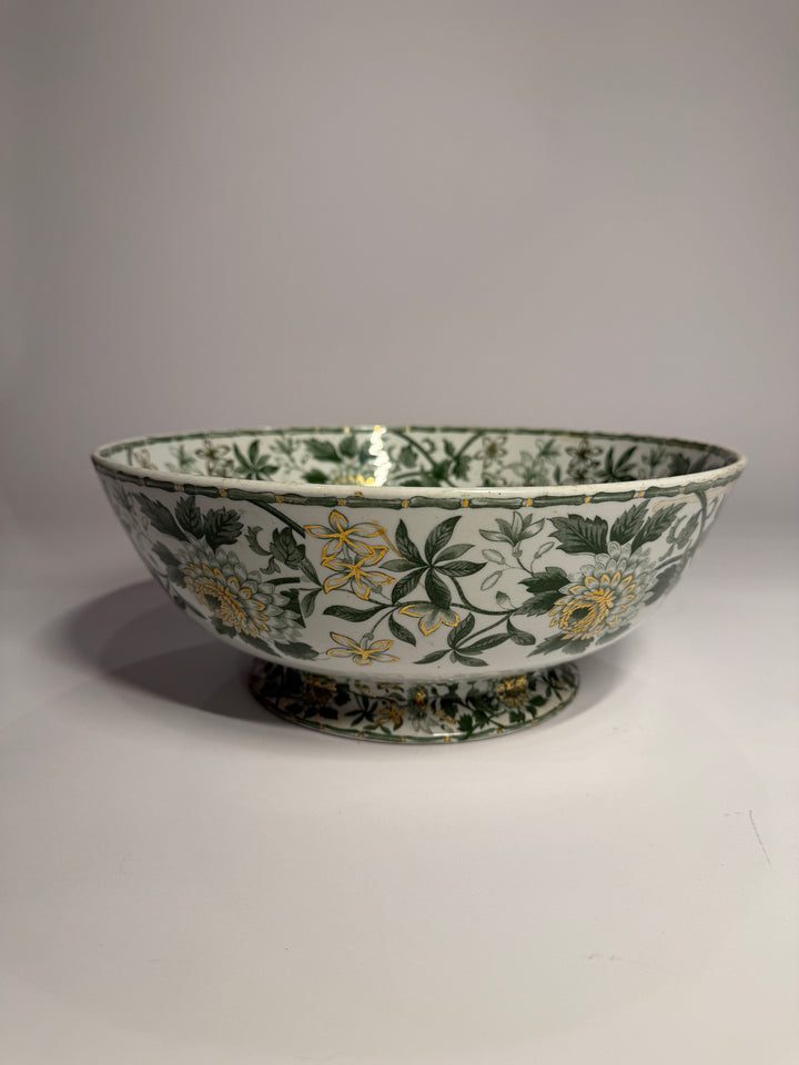 Green Famille Rose Bowl