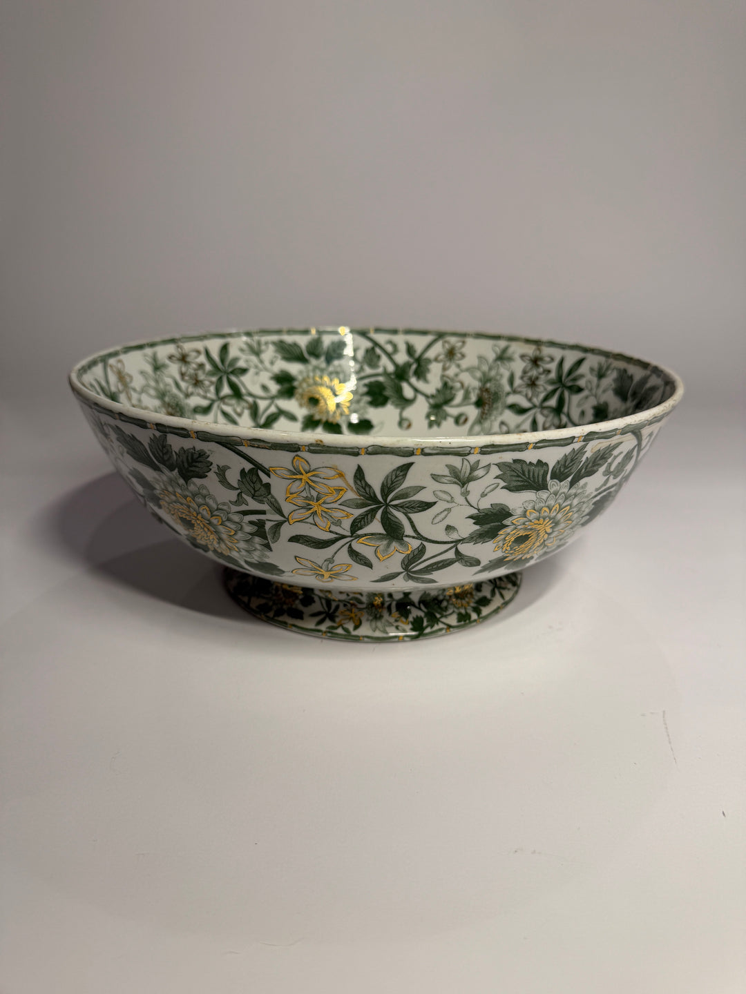 Green Famille Rose Bowl