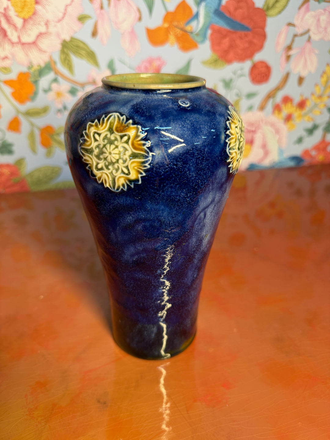 Royal Doulton Blue Vase