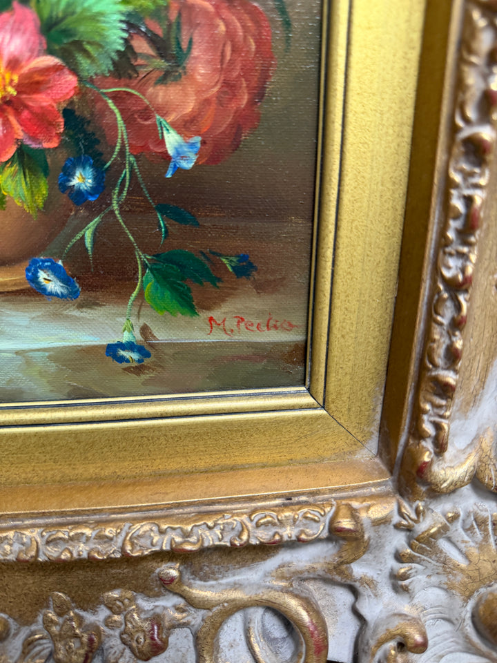 Moody Floral Original Oil Painting