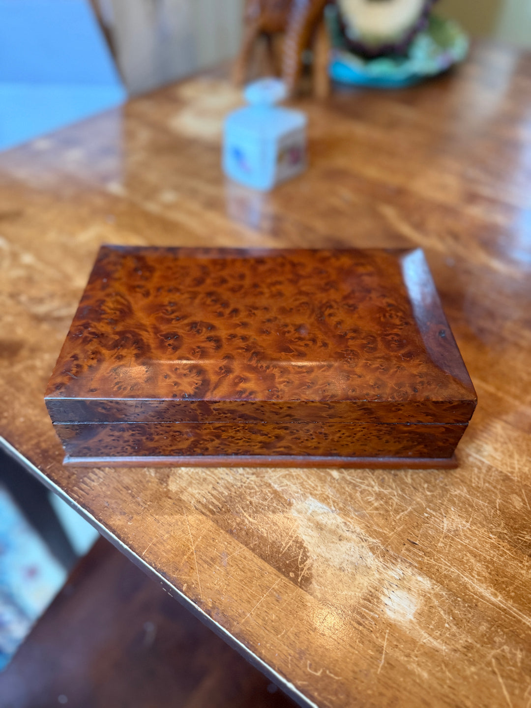 French Burlwood Jewelry Box