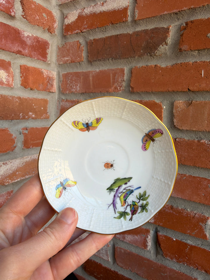 2 Herend Tea Cups and Saucers (#711)