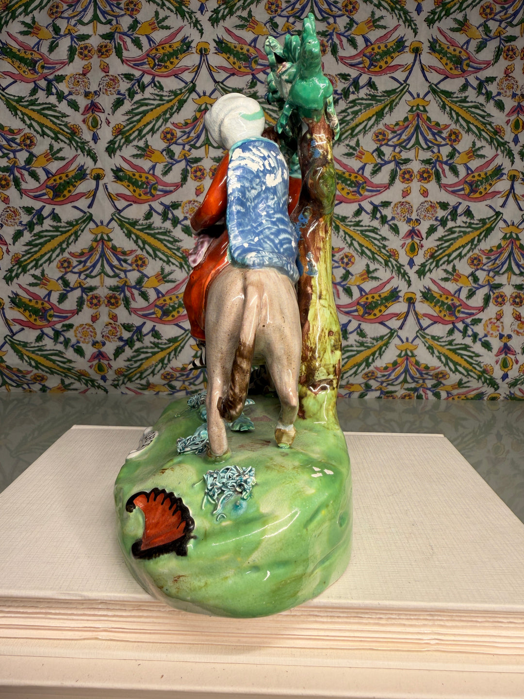 Staffordshire Pottery 'Flight to Egypt' Figural Group