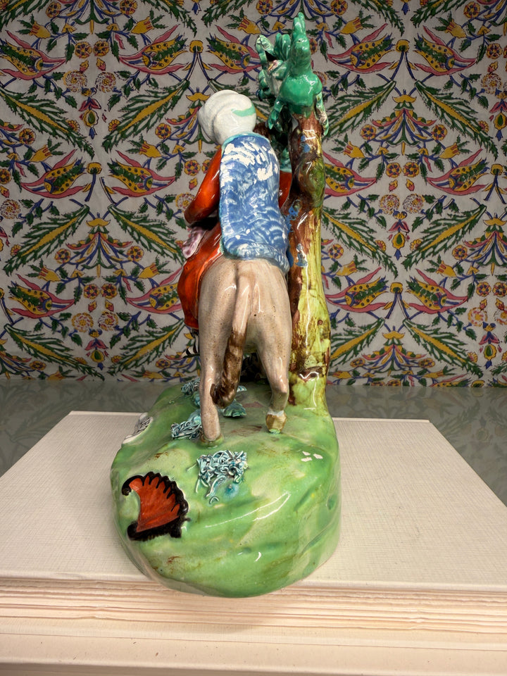 Staffordshire Pottery 'Flight to Egypt' Figural Group