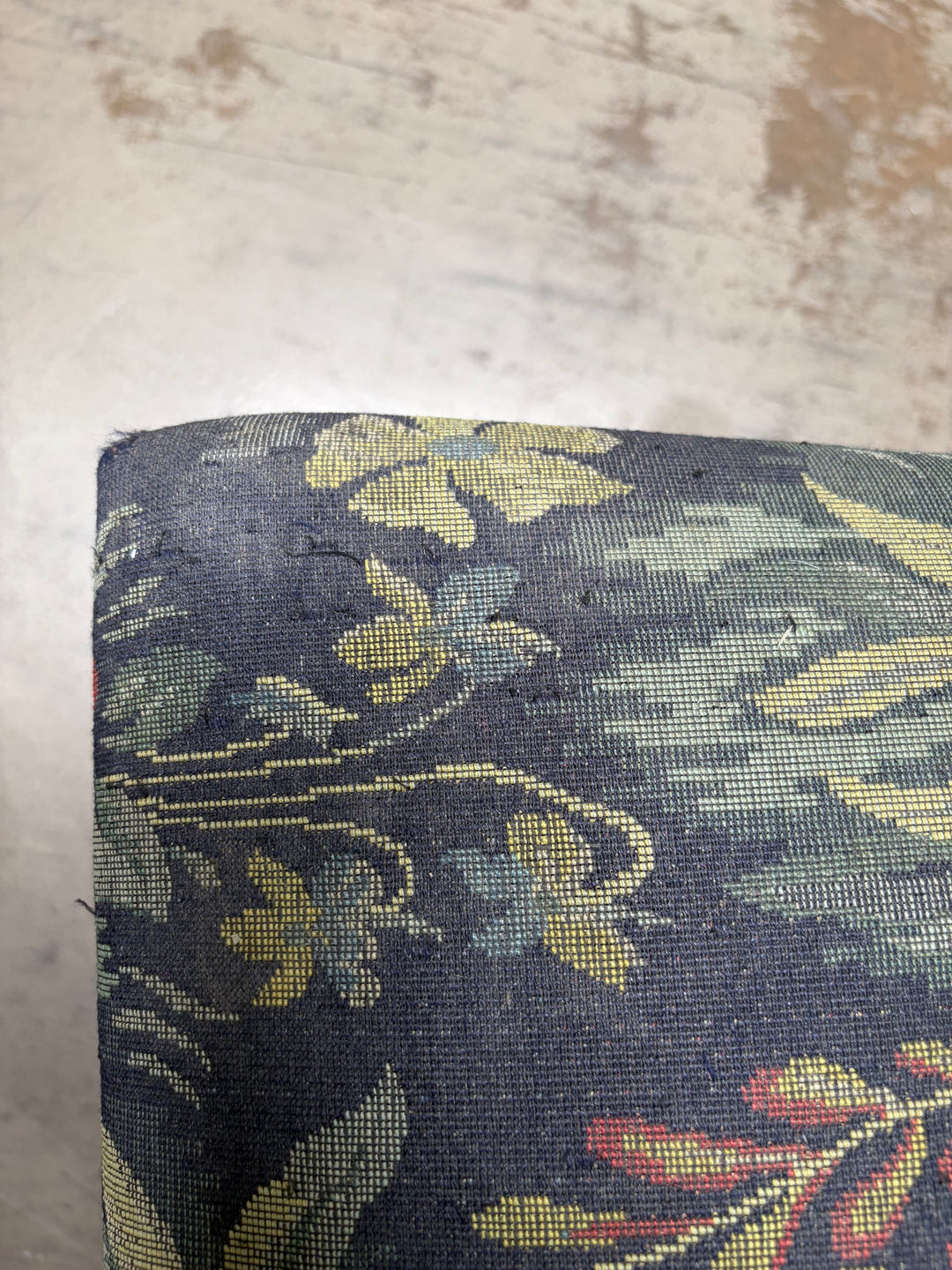 Pair of Barley Twist Dining Chairs with Tapestry Upholstery