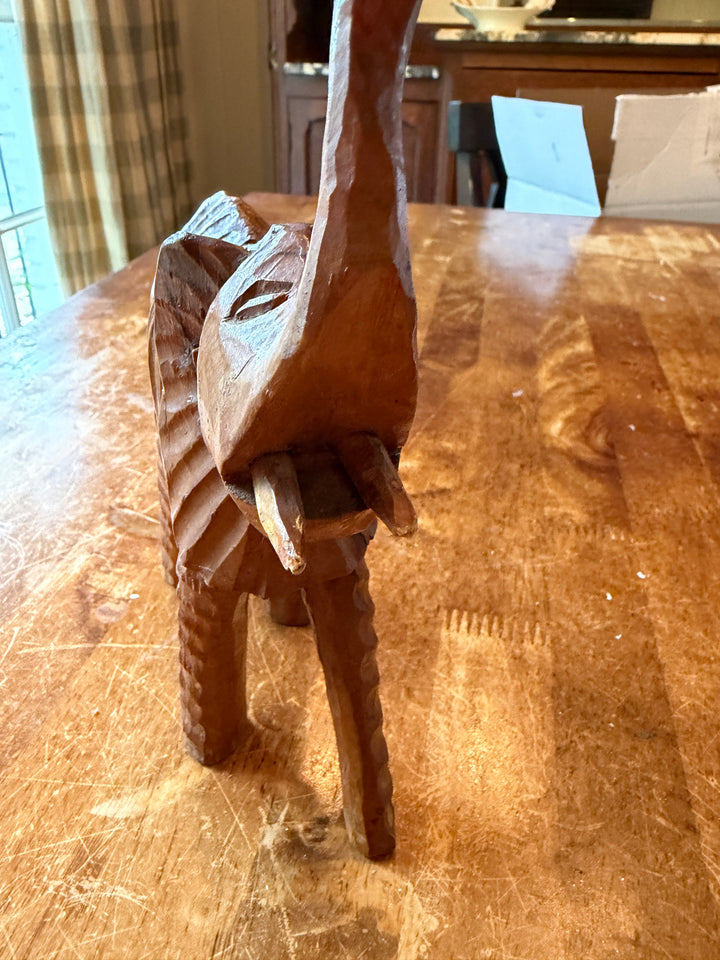 Carved Wood Elephant