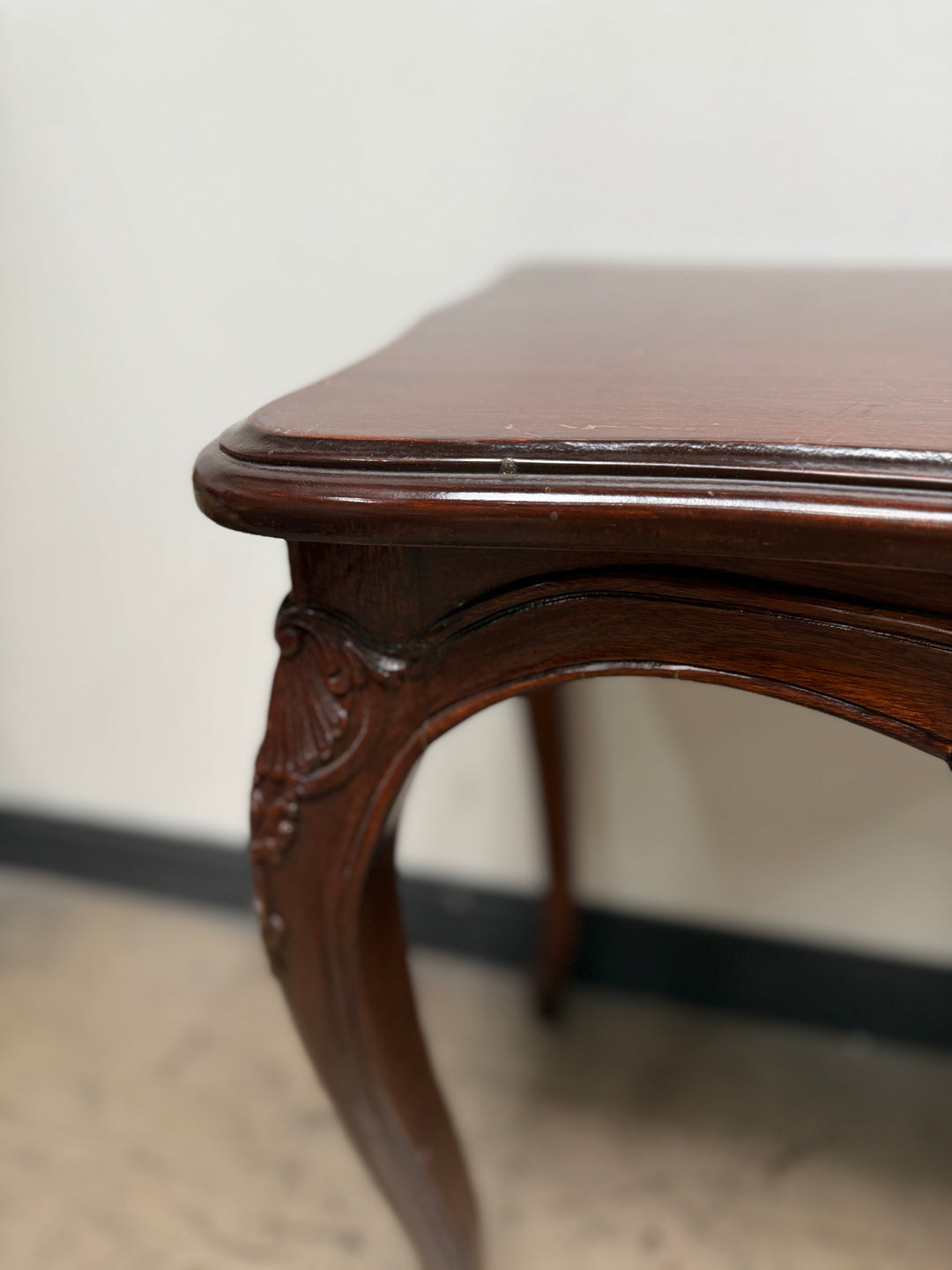 Antique French Provincial Carved Table