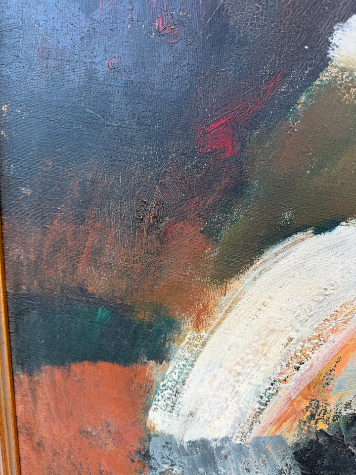 Possibly Avis Demonte (American, 1914-1985) Oil on Canvas, Signed, Framed