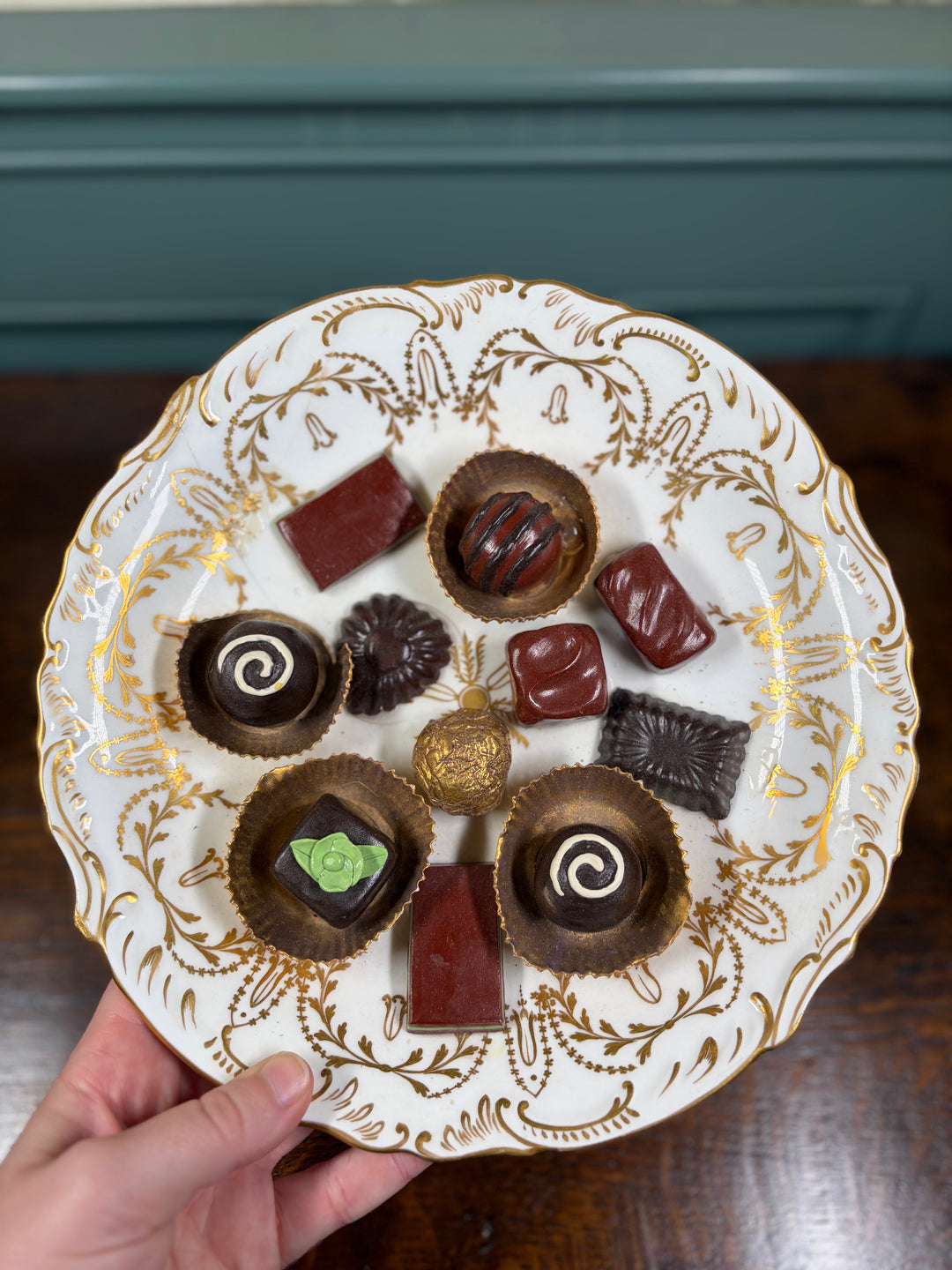 Handmade Art Chocolate Platter