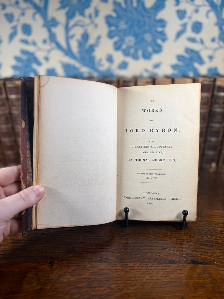 The Works of Lord Byron Volumes I-XVII