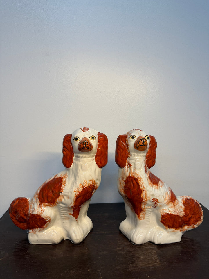 Pair of Antique Staffordshire Dogs
