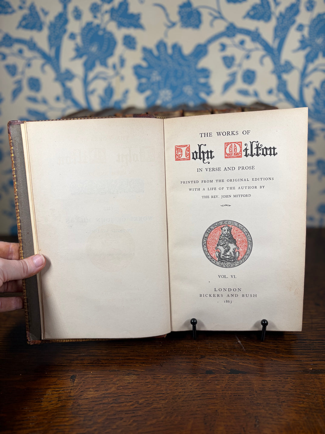 Works of Milton Volumes I-VIII
