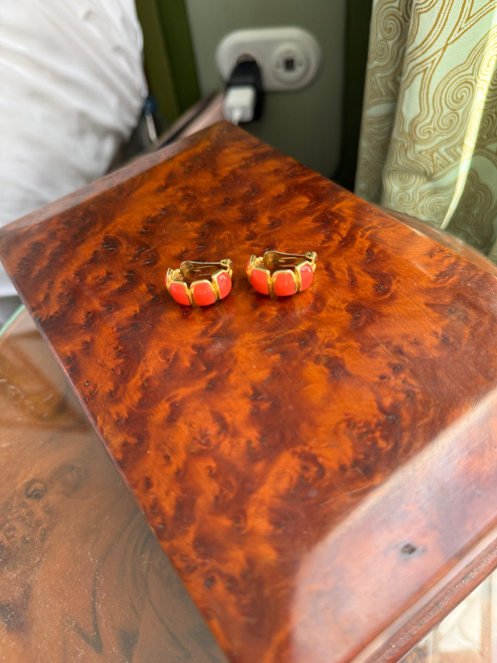Vintage Costume Jewelry Earrings from Paris Flea Market