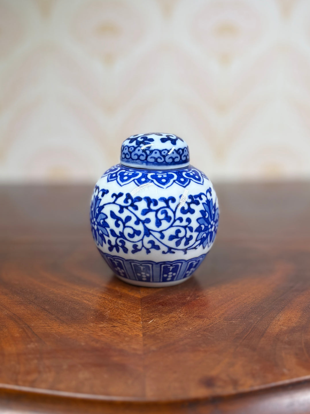 Blue and White Ginger Jar