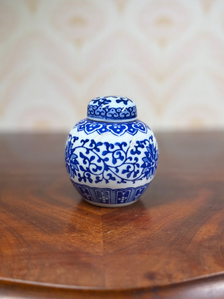 Blue and White Ginger Jar