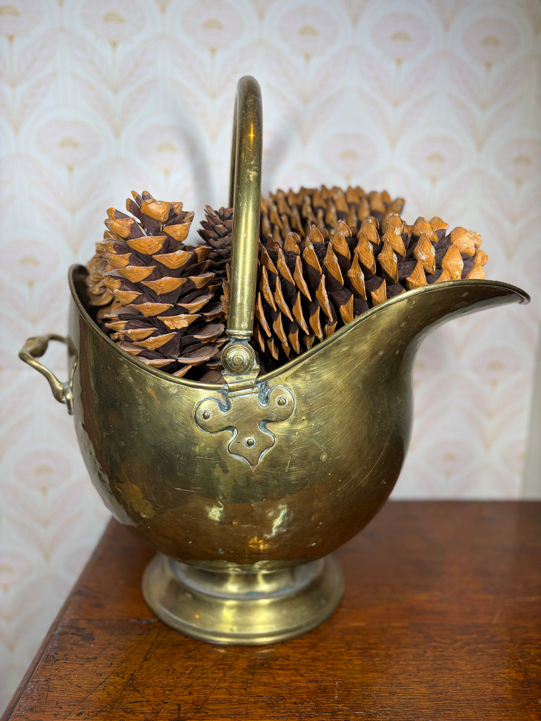 Brass Firewood Holder