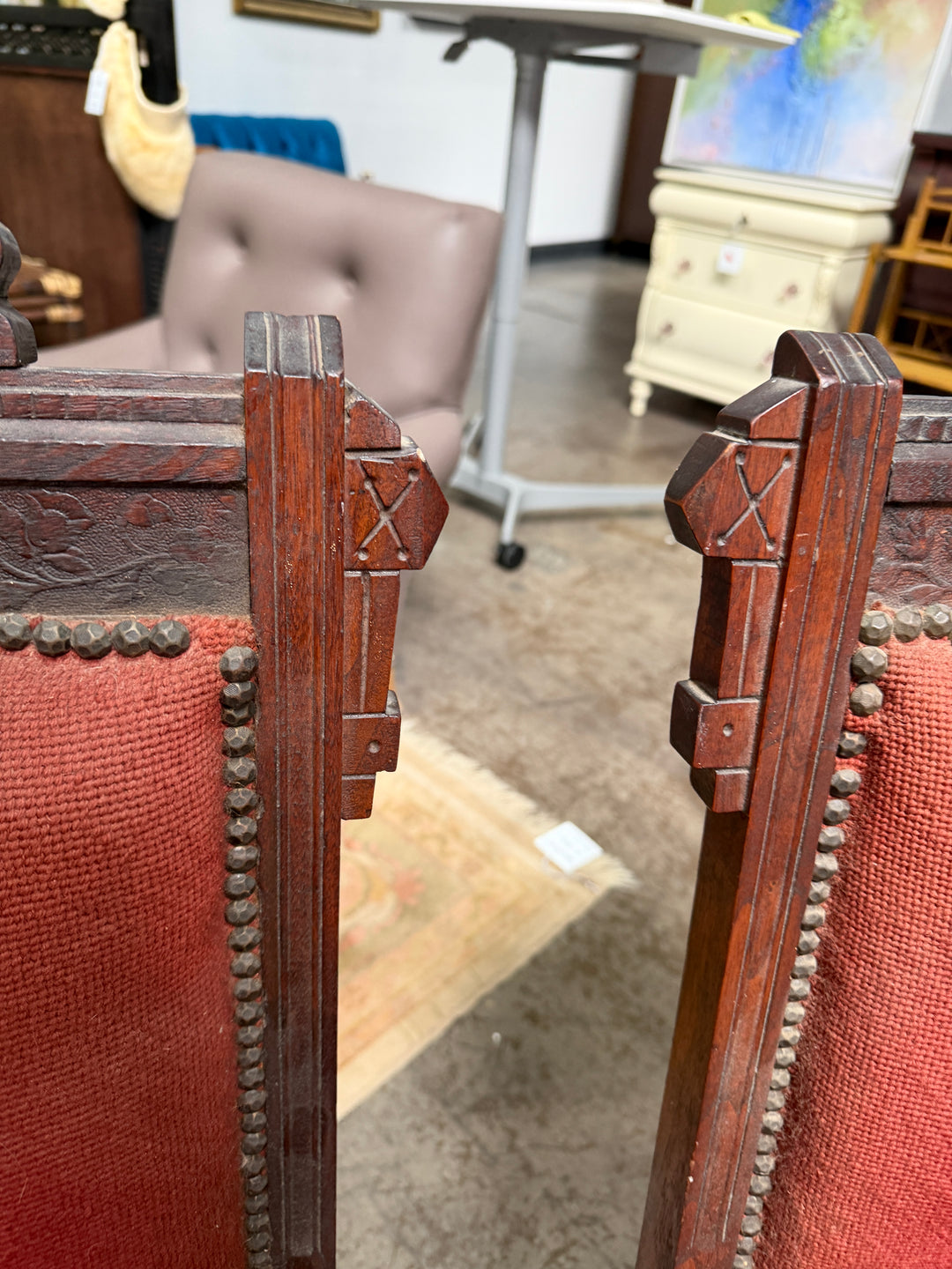 Antique Needlepoint Chairs (Set of 2)