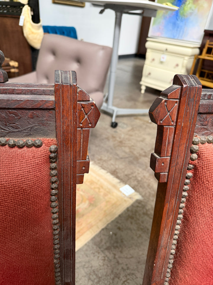 Antique Needlepoint Chairs (Set of 2)