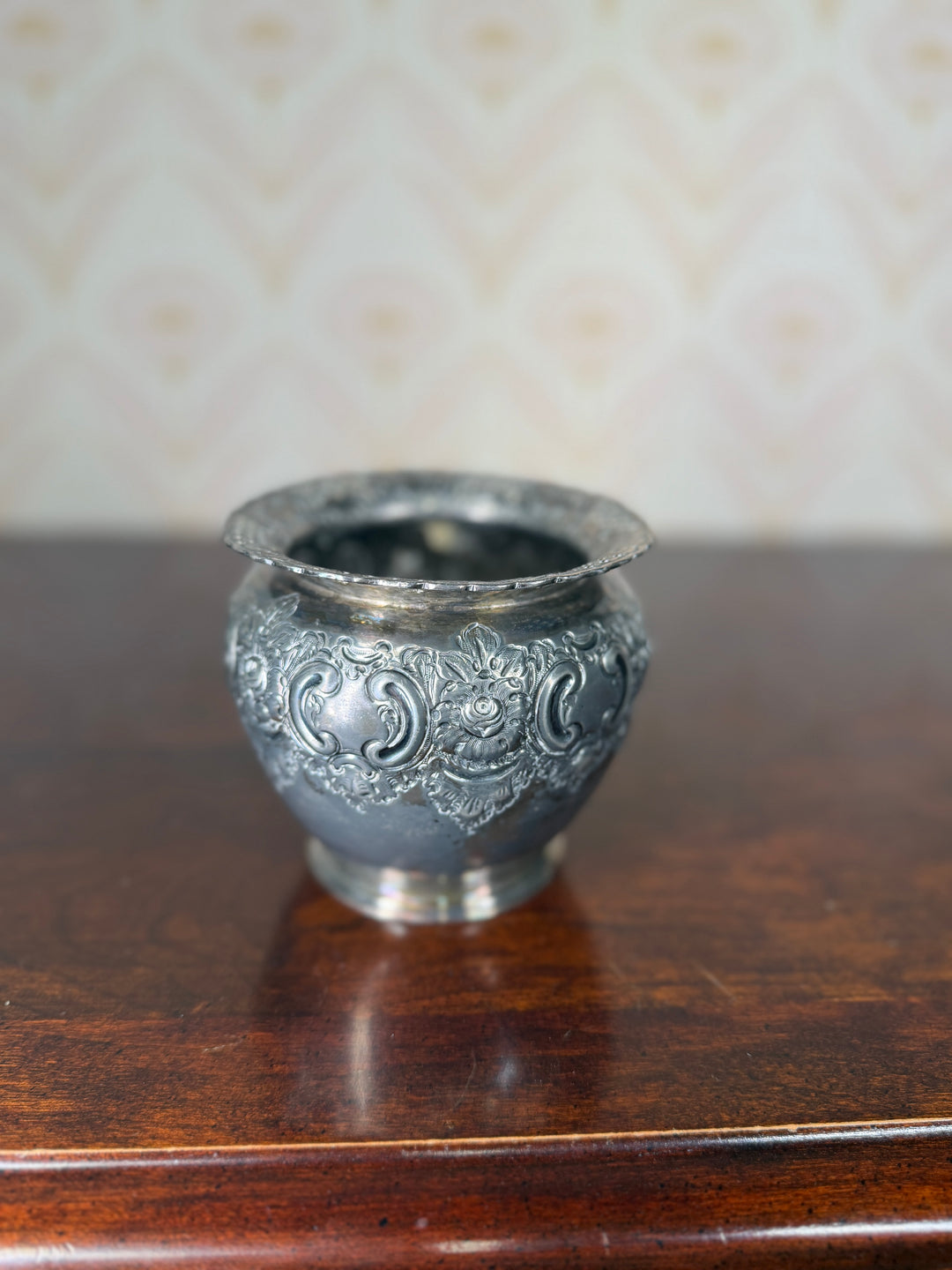 Silver Plated Vase