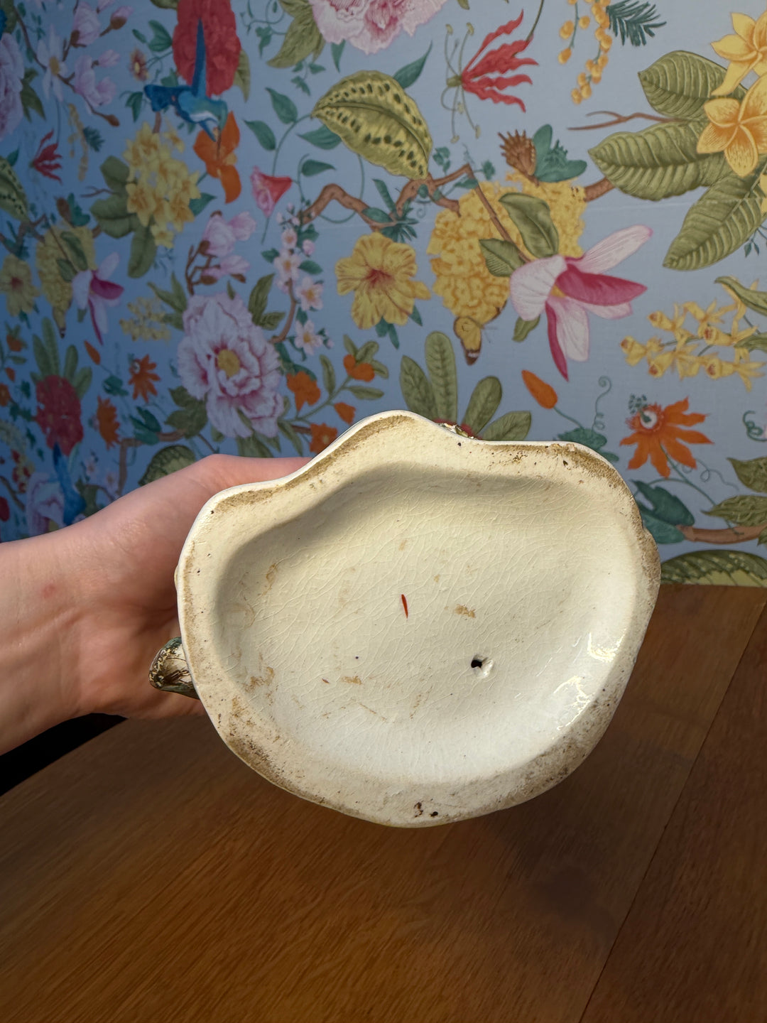 Staffordshire Man holding dog