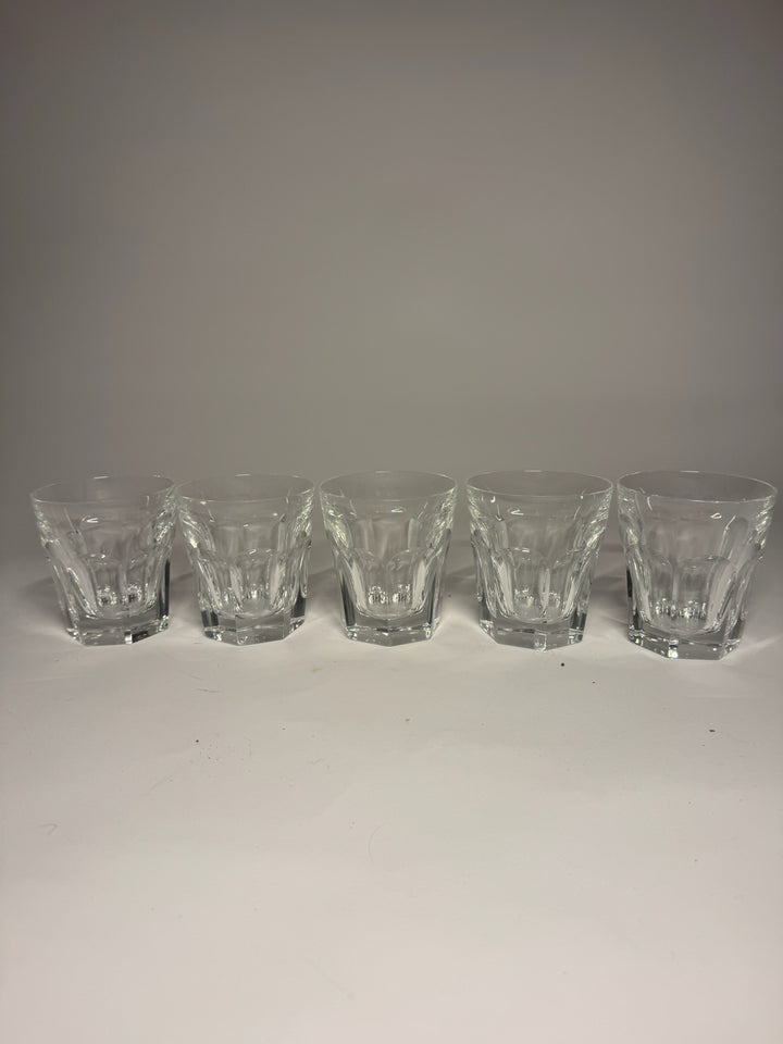 5 Baccarat Tumblers