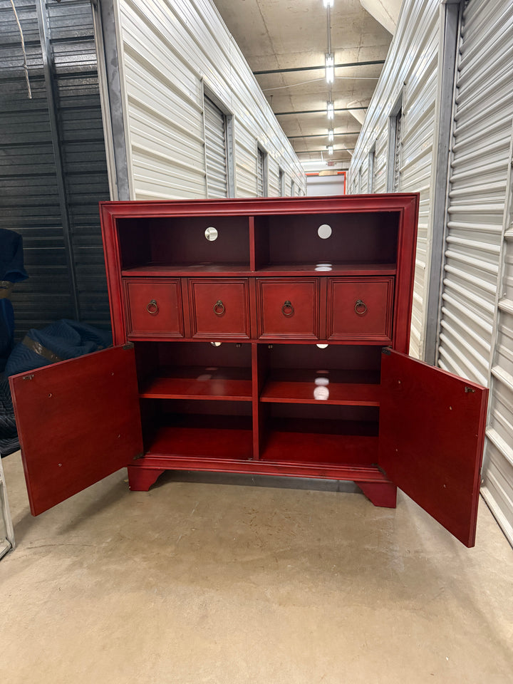 Coast to Coast Red Media Console