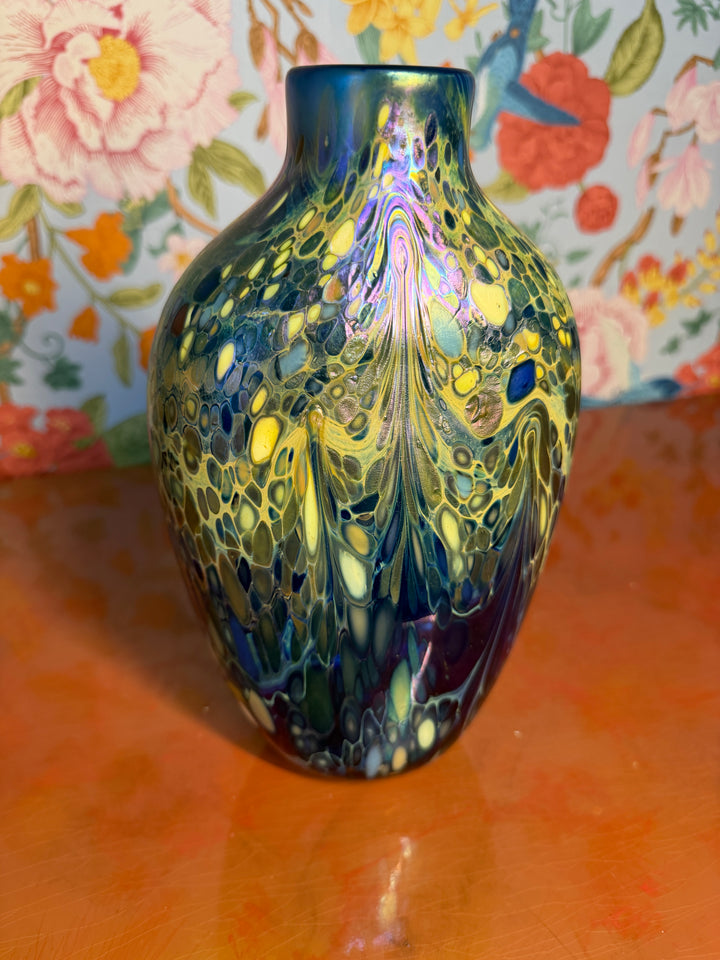 Brioni Iridescent Glass Vase