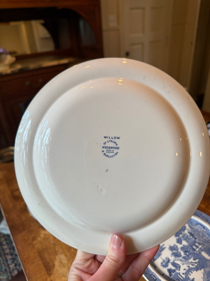 Wedgwood Blue Willow Dinner Plates
