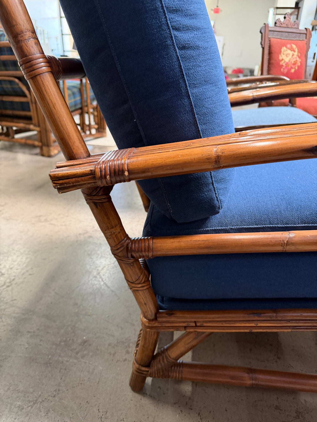 Bamboo and Rattan Armchair