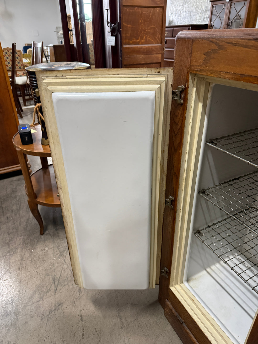Antique Oak Ice Box (Bohn)
